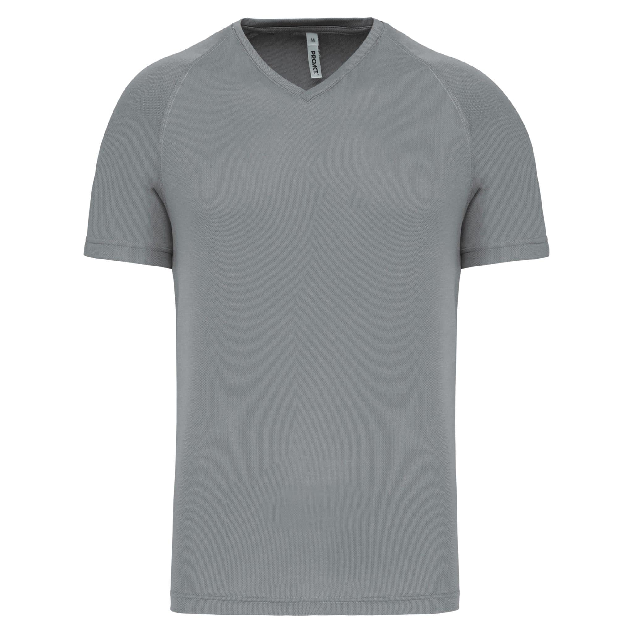 Miniature 10 pour T-shirt de sport manches courtes col v homme