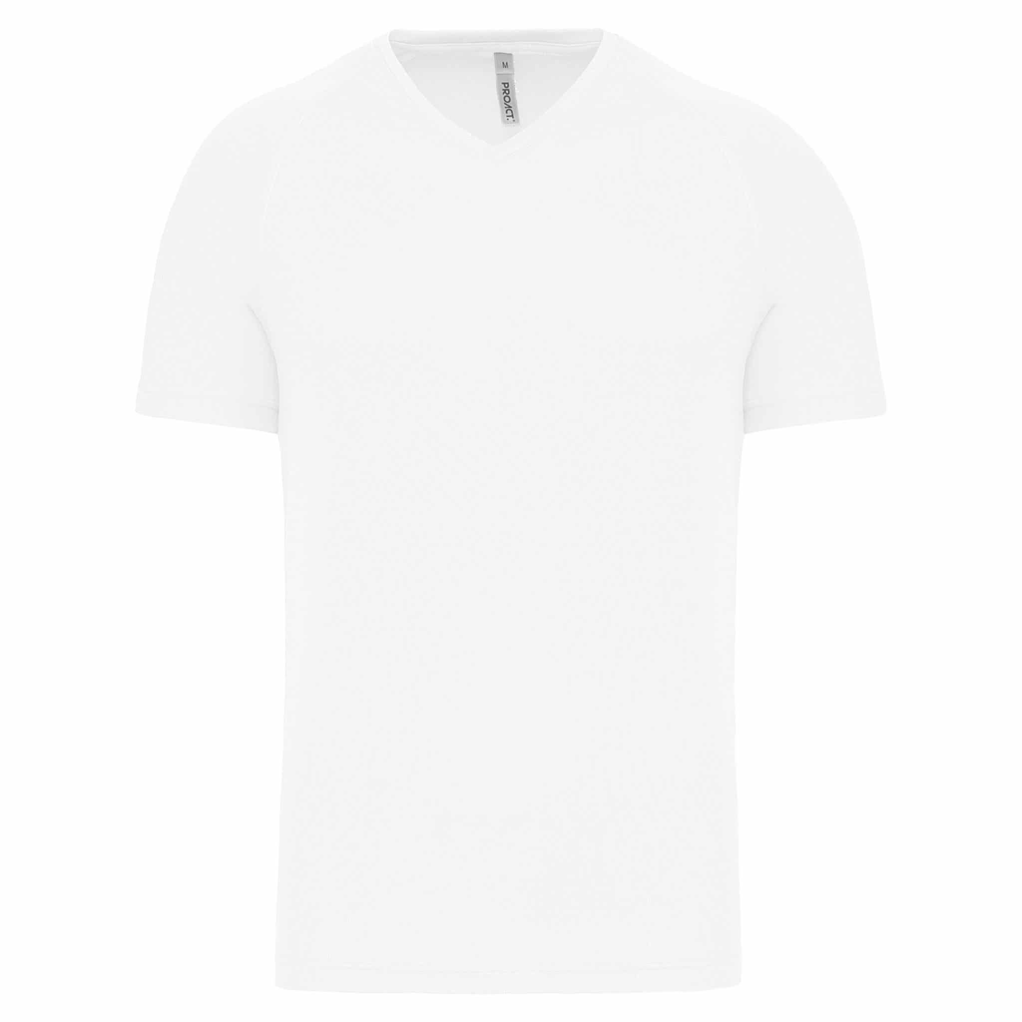 Miniature 21 pour T-shirt de sport manches courtes col v homme