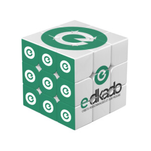 Visuel Cube à jouer personnalisé 3 x 3