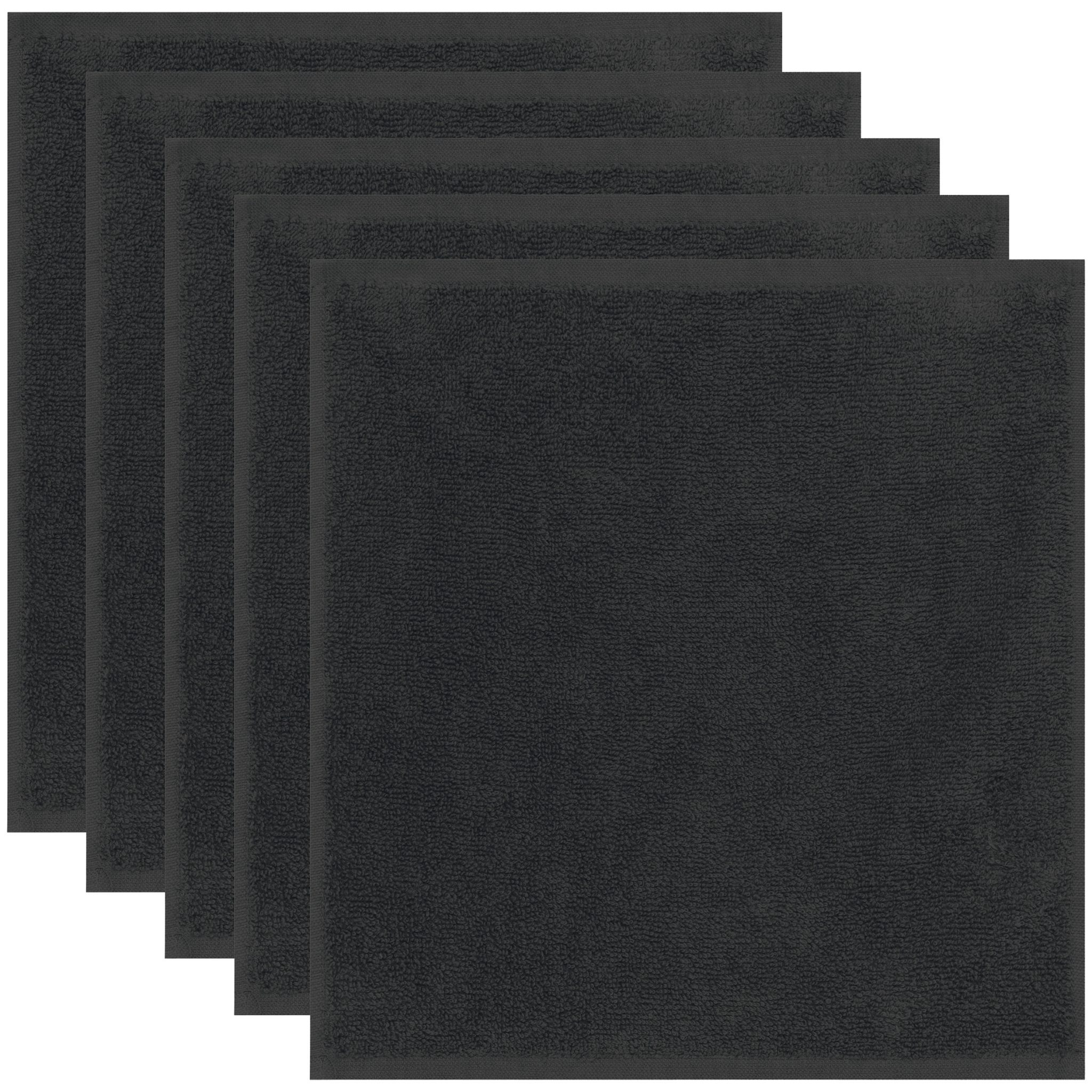 Miniature 7 pour Serviettes d'invité 30 x 30 cm - Lot de 5 serviettes