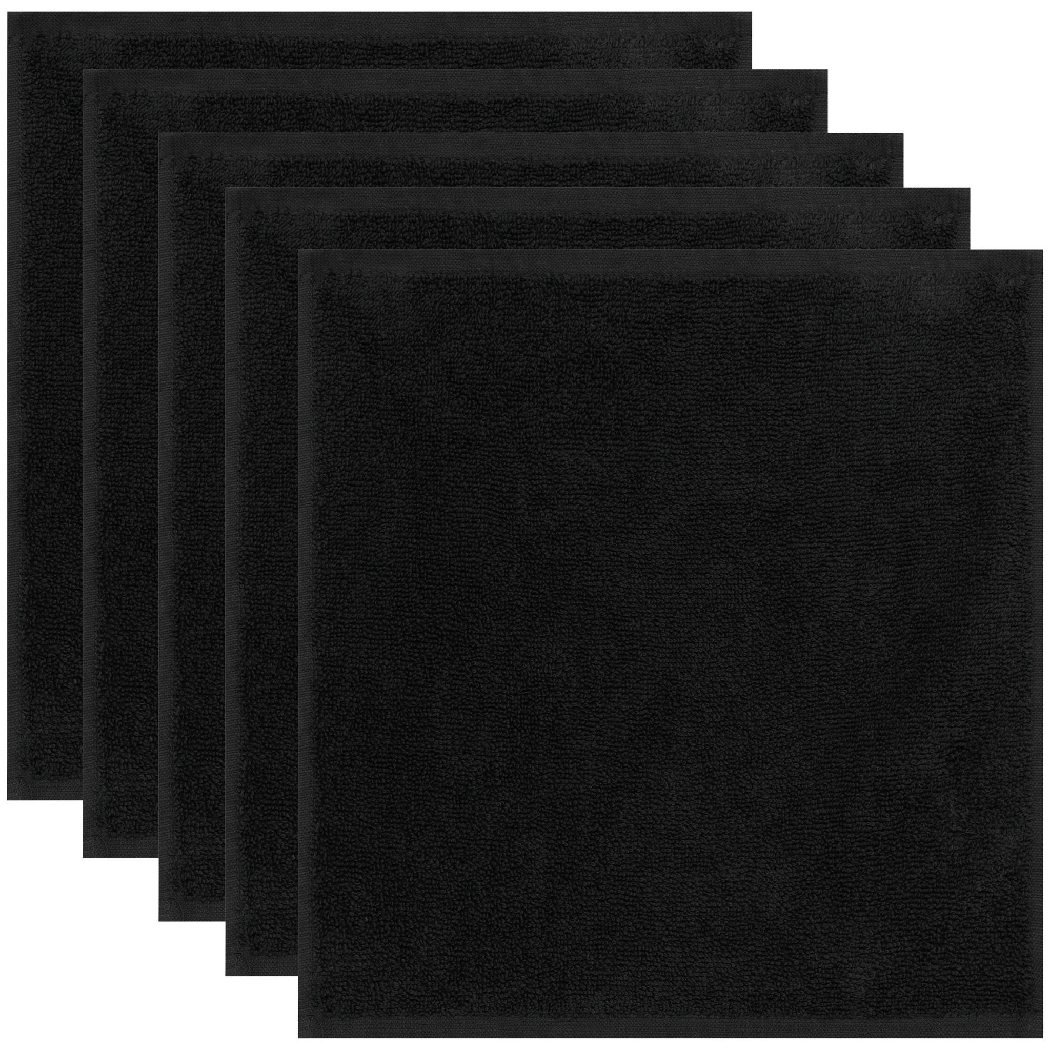 Miniature 6 pour Serviettes d'invité 30 x 30 cm - Lot de 5 serviettes