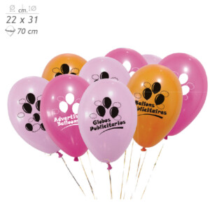 Visuel Ballons de baudruche 22 cm personnalisés
