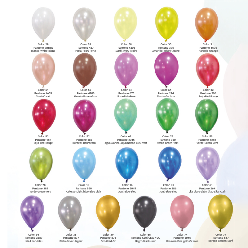 Miniature 2 pour Ballons de baudruche métallisé 31 cm personnalisable