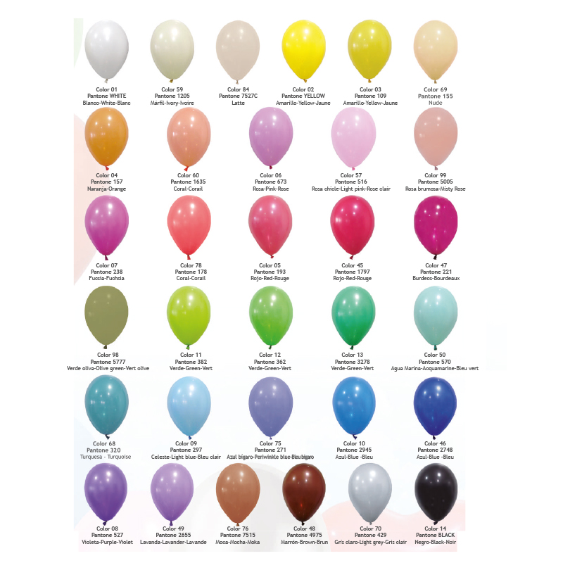 Miniature 2 pour Ballons de baudruche pastel 31 cm personnalisés