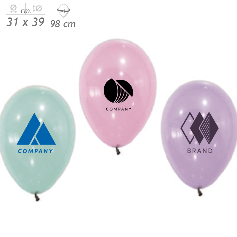 Miniature 1 pour Ballons de baudruche arc-en-ciel 31 cm personnalisés