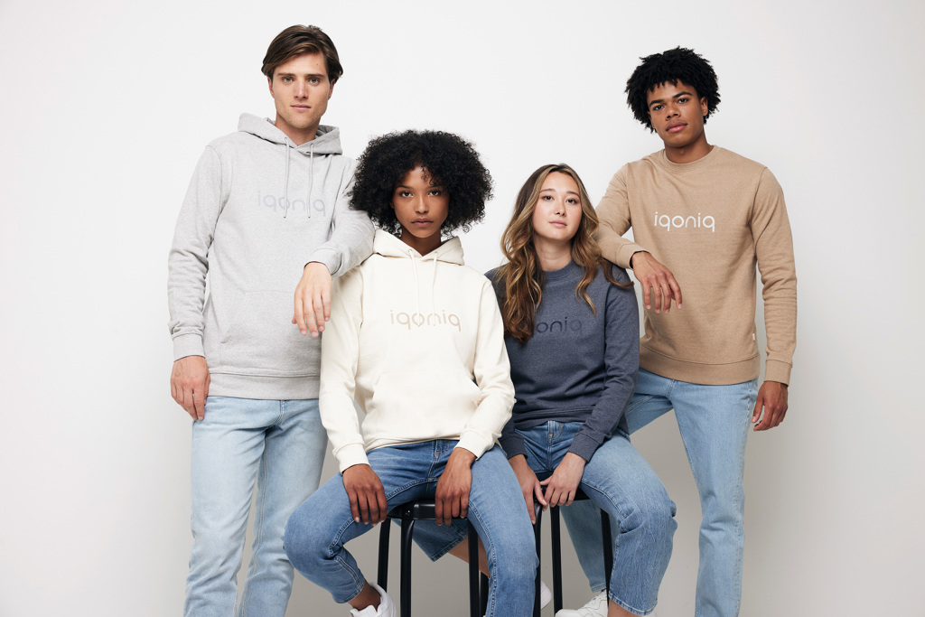 Miniature 57 pour Sweat à capuche en coton recyclé et non teinté Iqoniq Torres