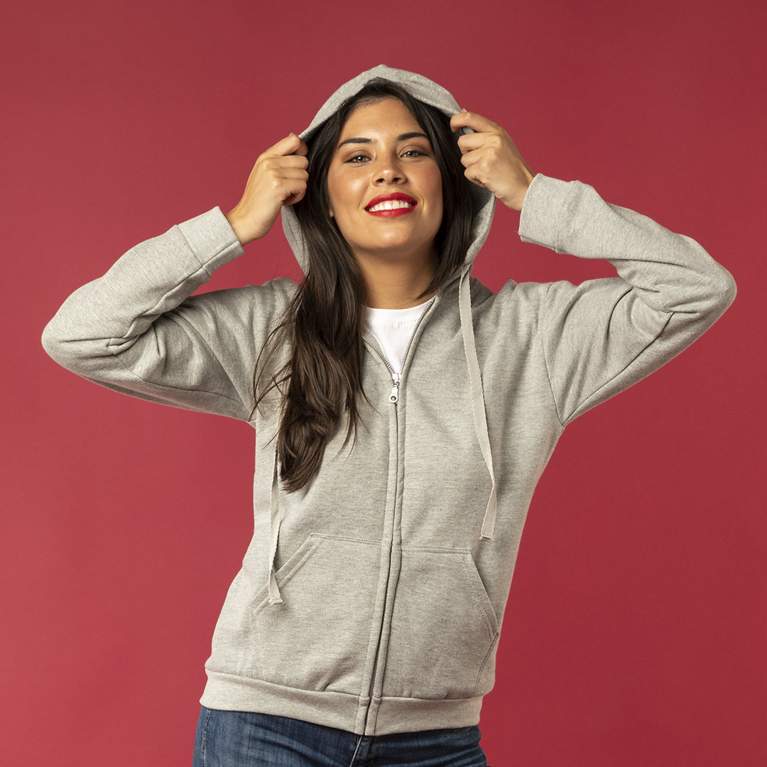Miniature 4 pour Sweat-Shirt à Capuche + Crémaillère Adulte "keya" Devira - personnalisable