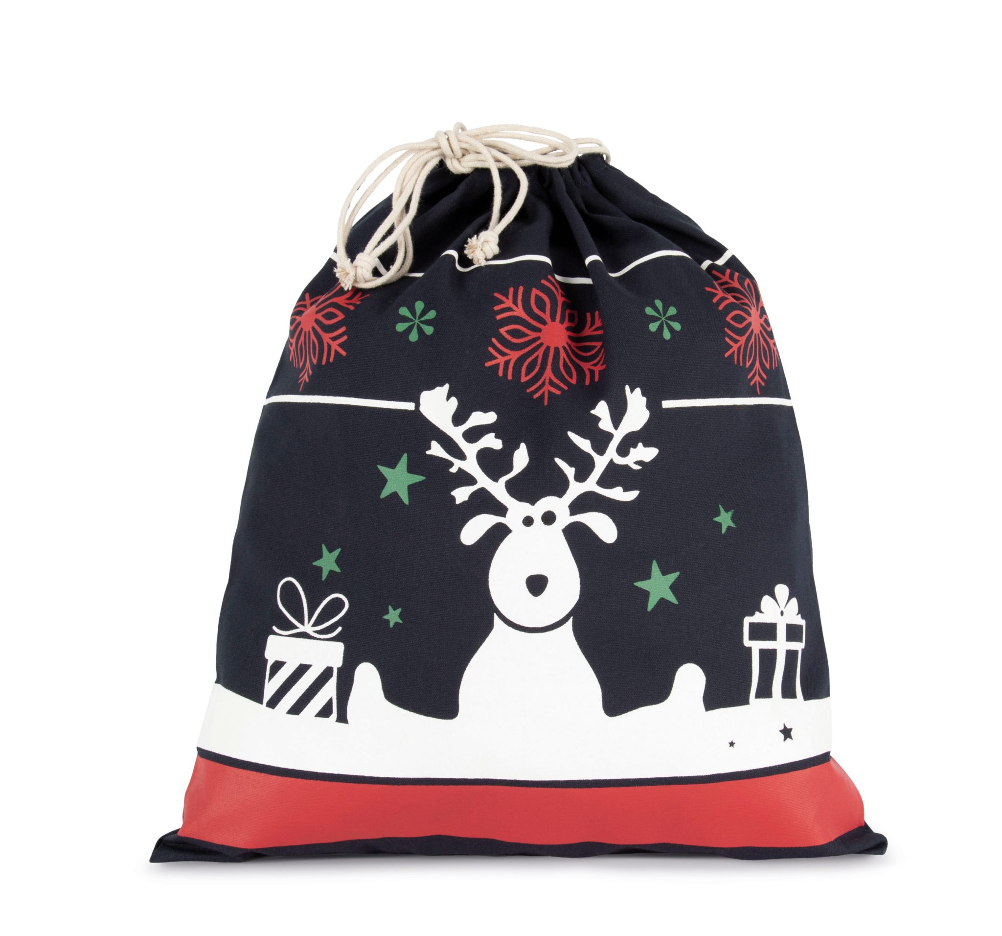 Miniature 6 pour Sac avec cordon motifs de Noël