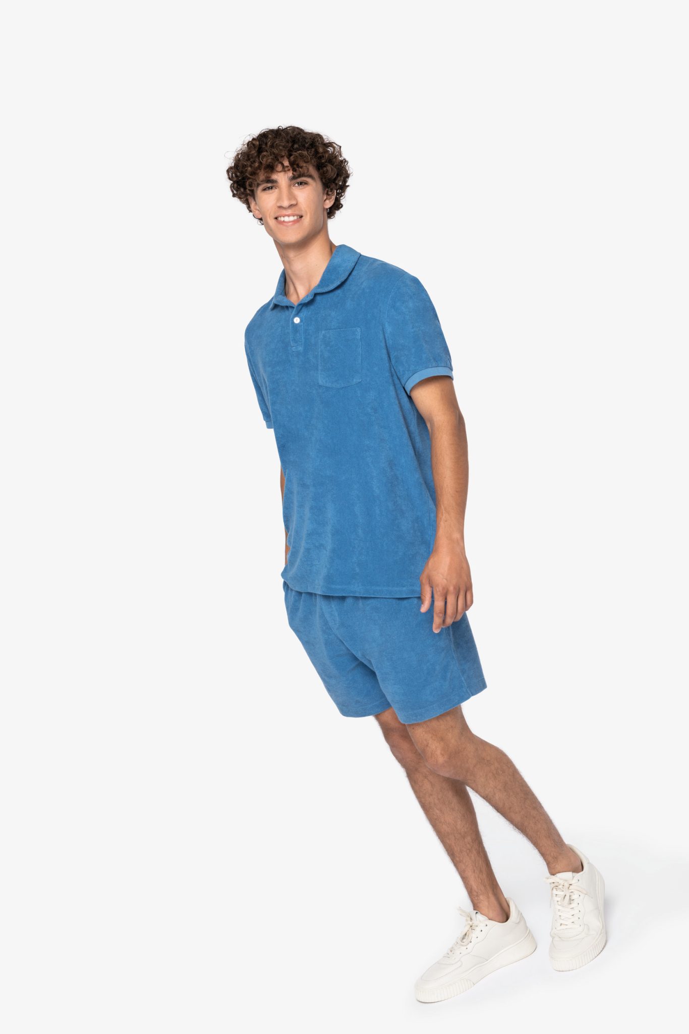Miniature 1 pour Polo écoresponsable en éponge homme