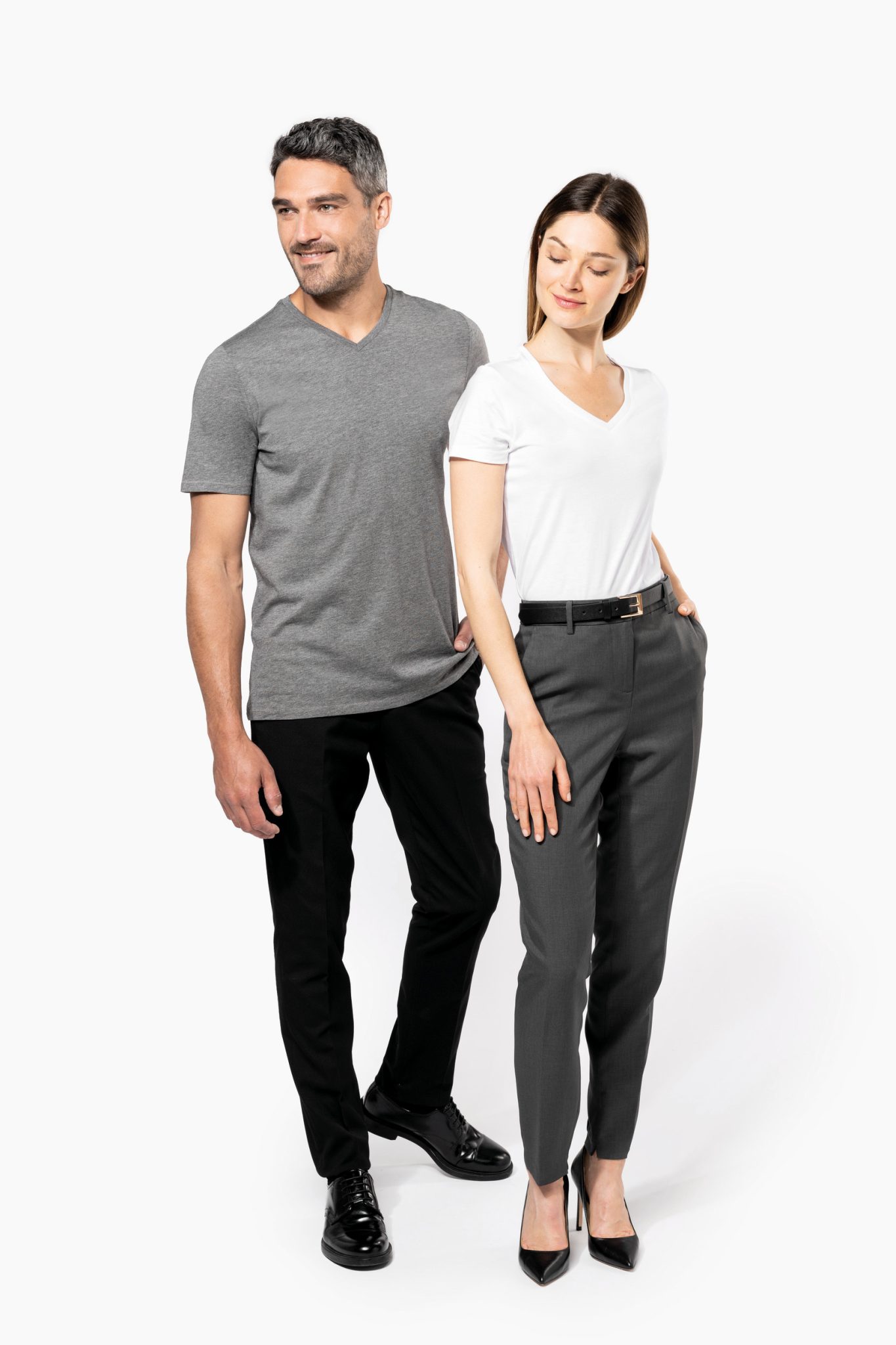 Miniature 7 pour T-shirt Supima® col V manches courtes homme