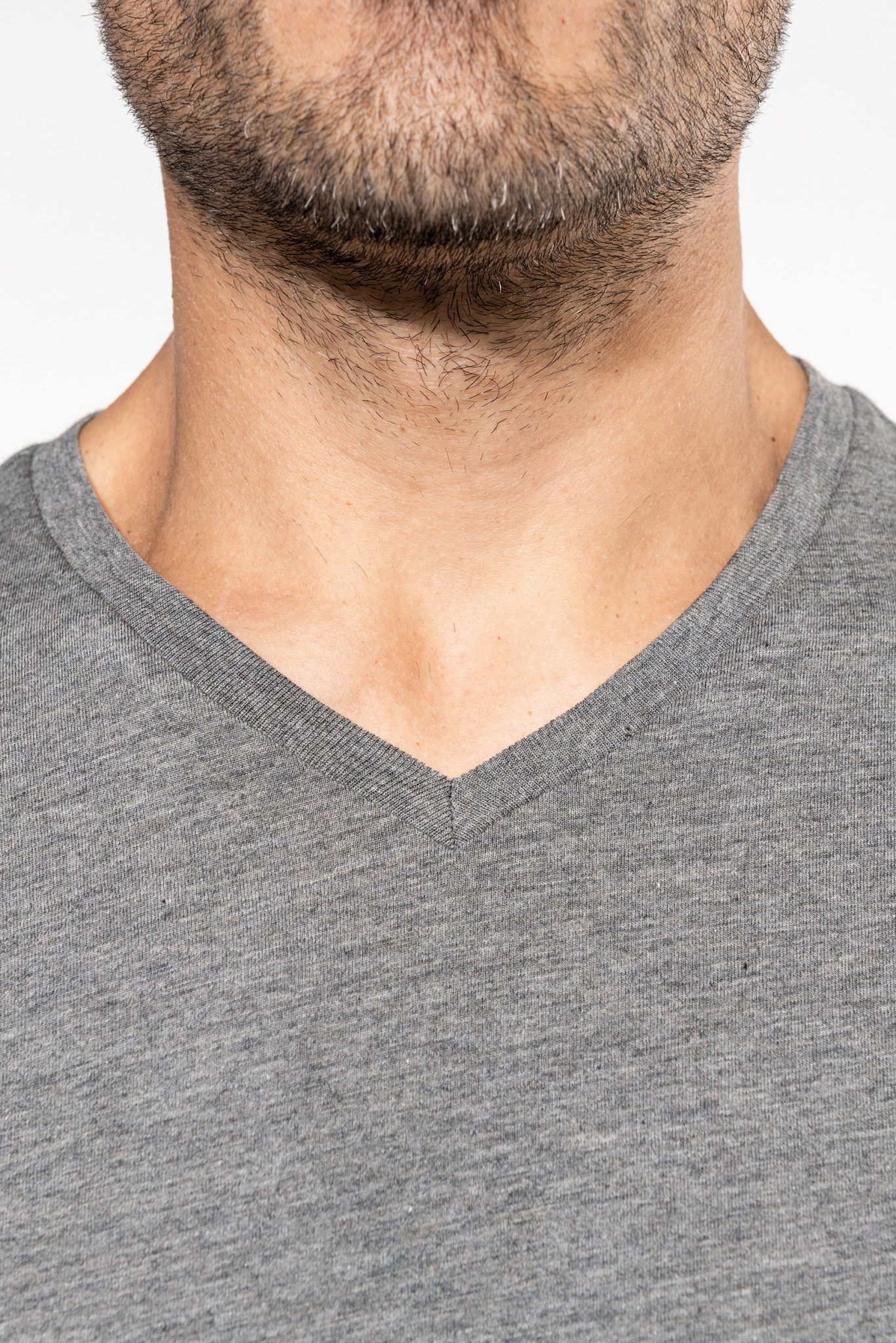 Miniature 8 pour T-shirt Supima® col V manches courtes homme