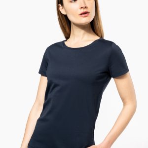 Visuel T-shirt Supima® col rond manches courtes femme