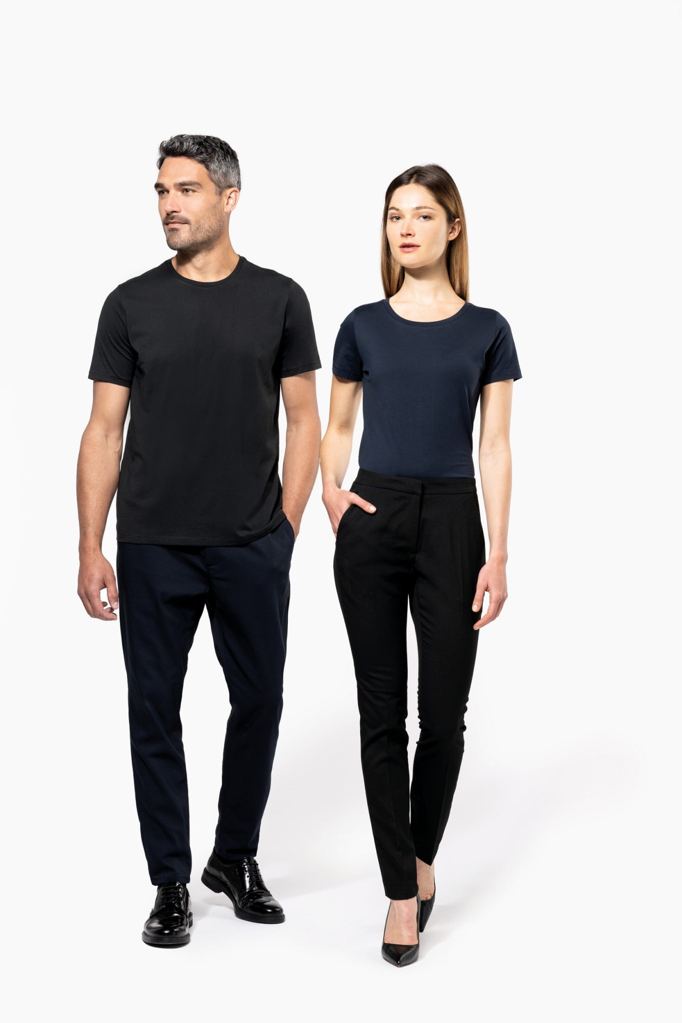 Miniature 7 pour T-shirt Supima® col rond manches courtes femme