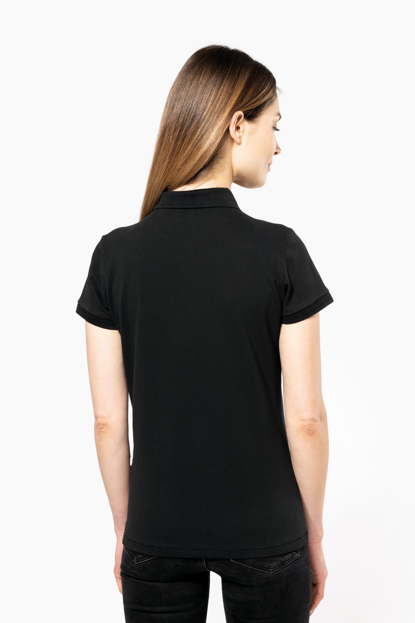 Miniature 2 pour Polo Supima® manches courtes femme