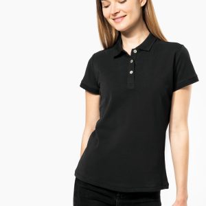 Visuel Polo Supima® manches courtes femme