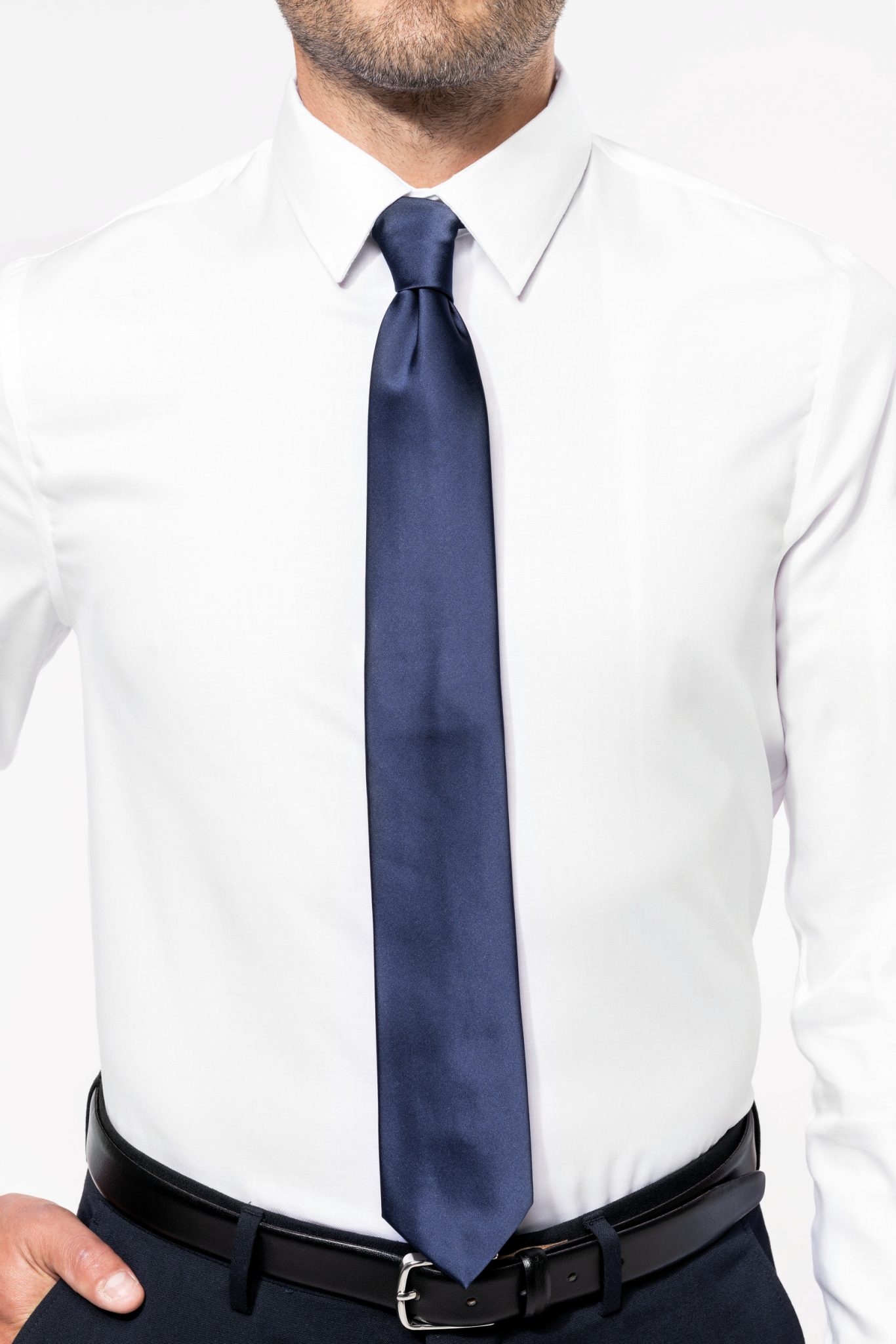 Miniature 9 pour Chemise ajustée manches longues sans repassage