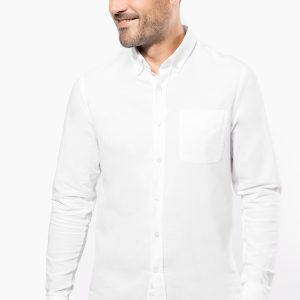 Visuel Chemise Oxford lavée manches longues