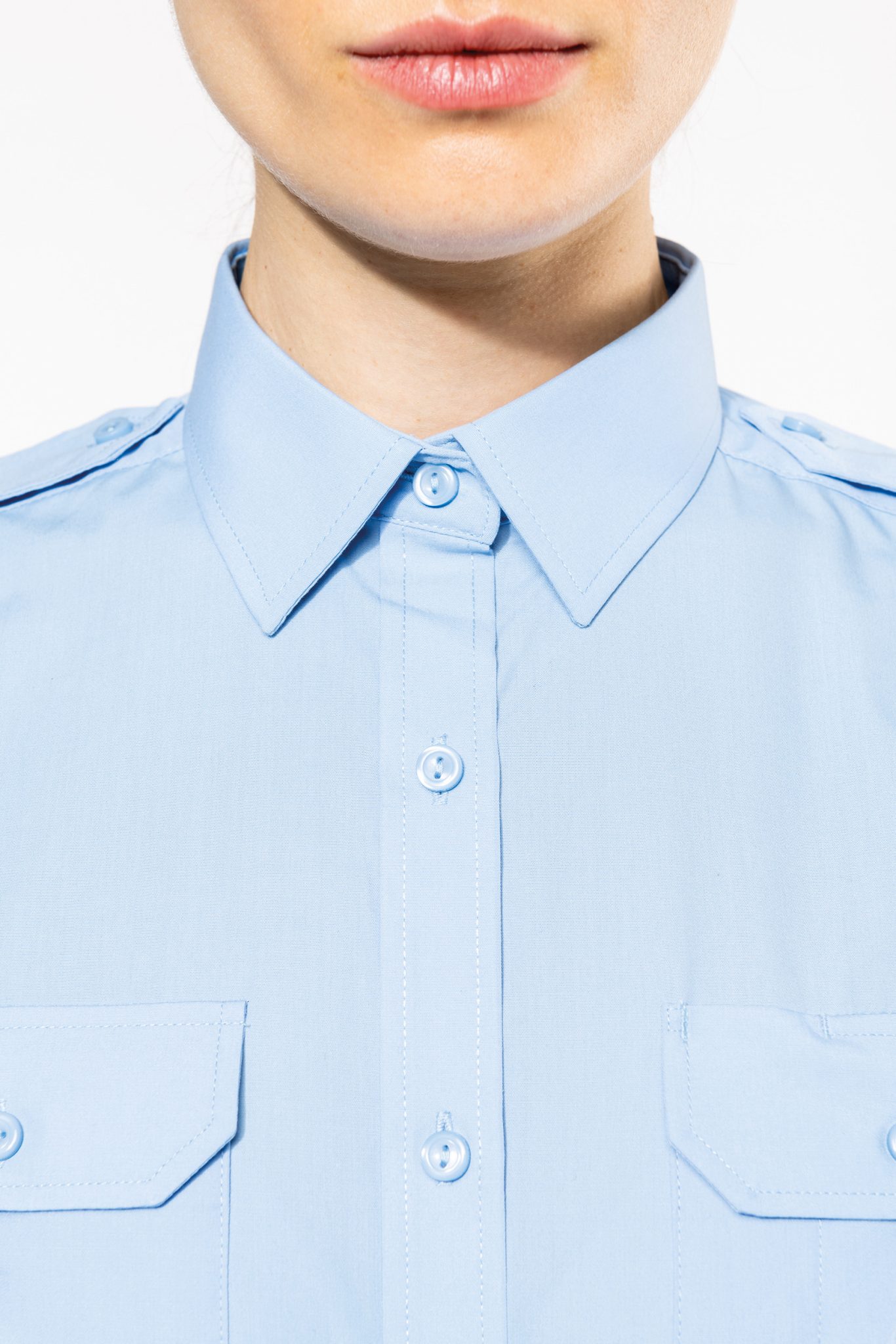Miniature 8 pour Chemise pilote manches longues femme
