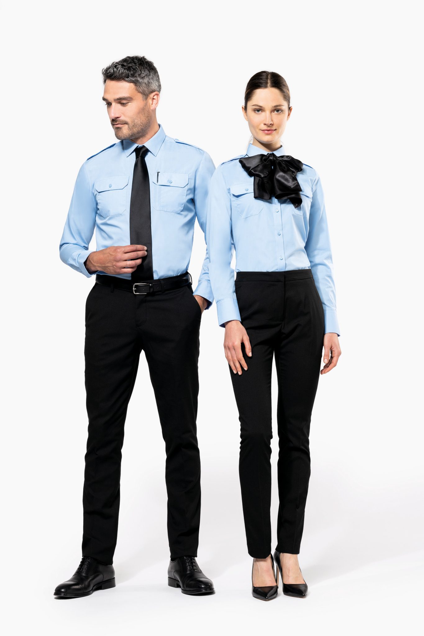 Miniature 7 pour Chemise pilote manches longues femme