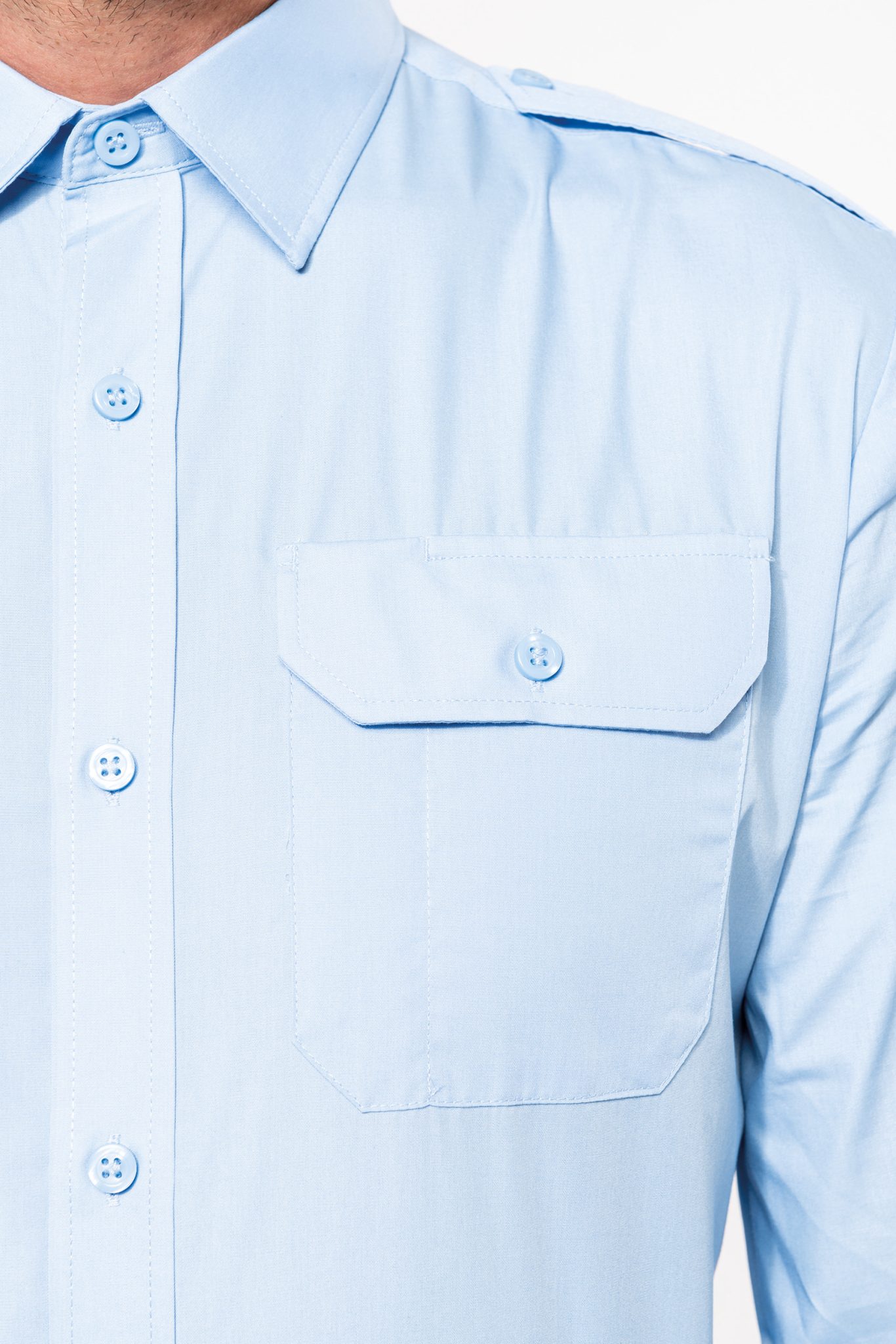 Miniature 9 pour Chemise pilote manches longues homme