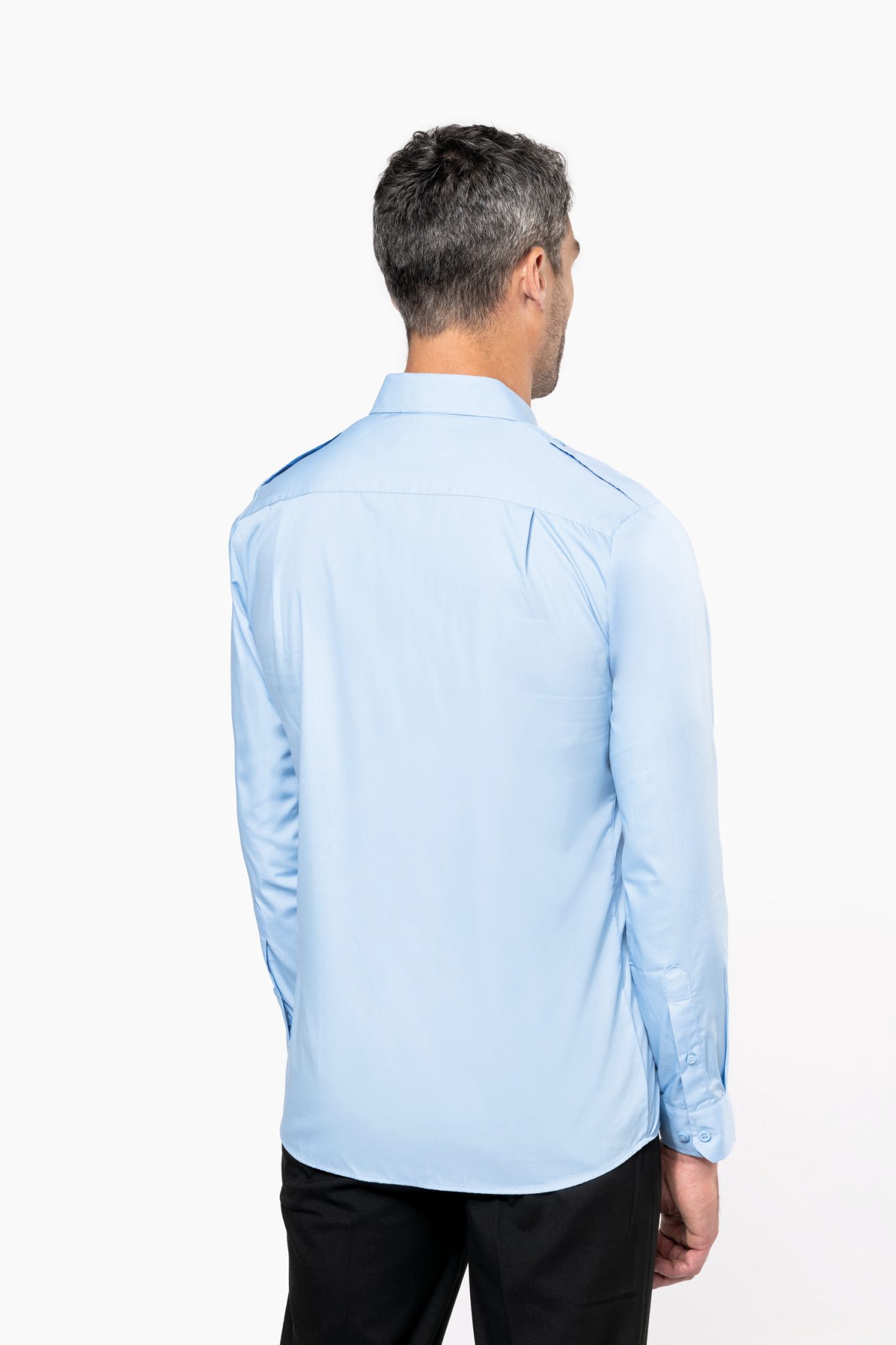 Miniature 2 pour Chemise pilote manches longues homme