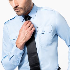 Visuel Chemise pilote manches longues homme