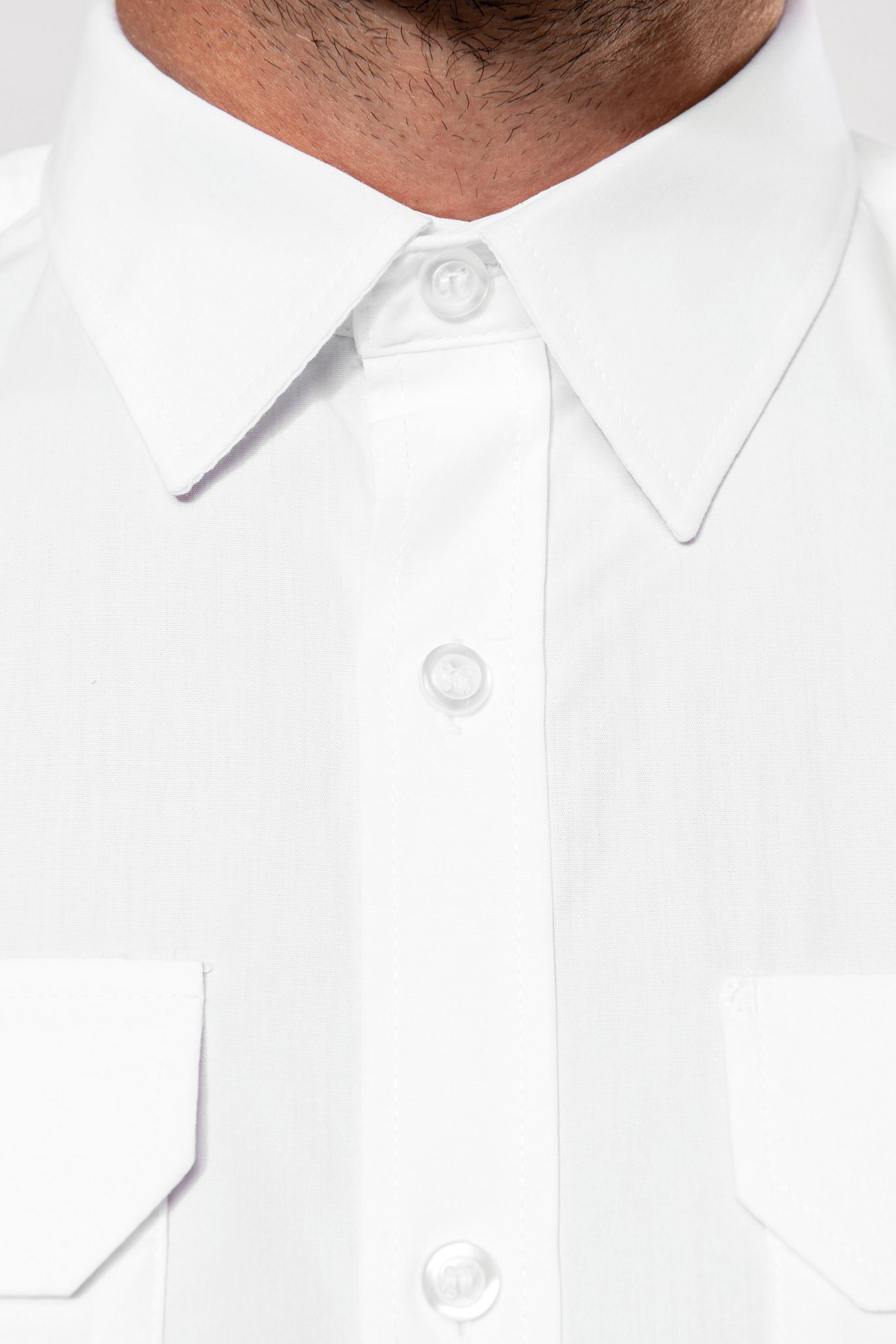 Miniature 8 pour Chemise pilote manches courtes homme