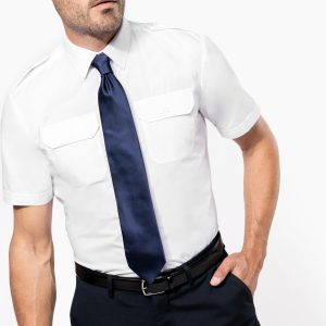 Visuel Chemise pilote manches courtes homme