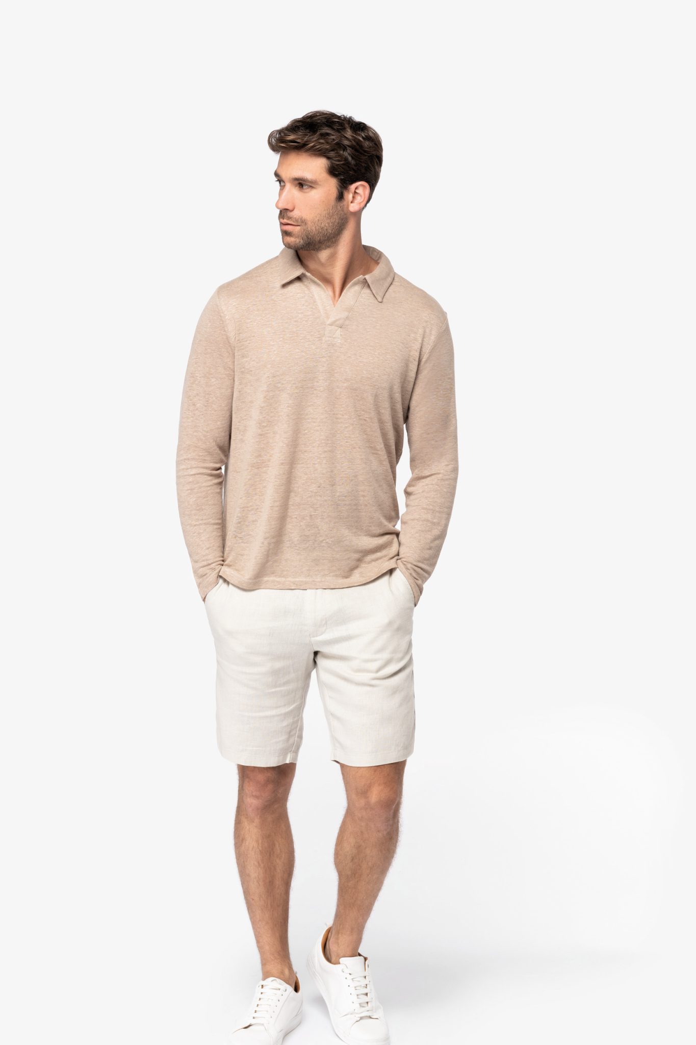 Miniature 2 pour Bermuda en lin homme