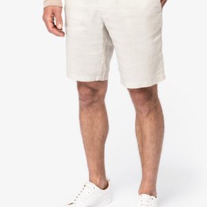 Visuel Bermuda en lin homme