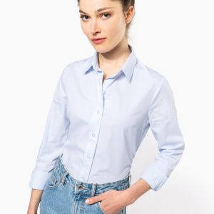 Visuel Chemise popeline manches longues femme