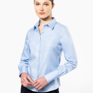 Visuel Chemise manches longues sans repassage femme