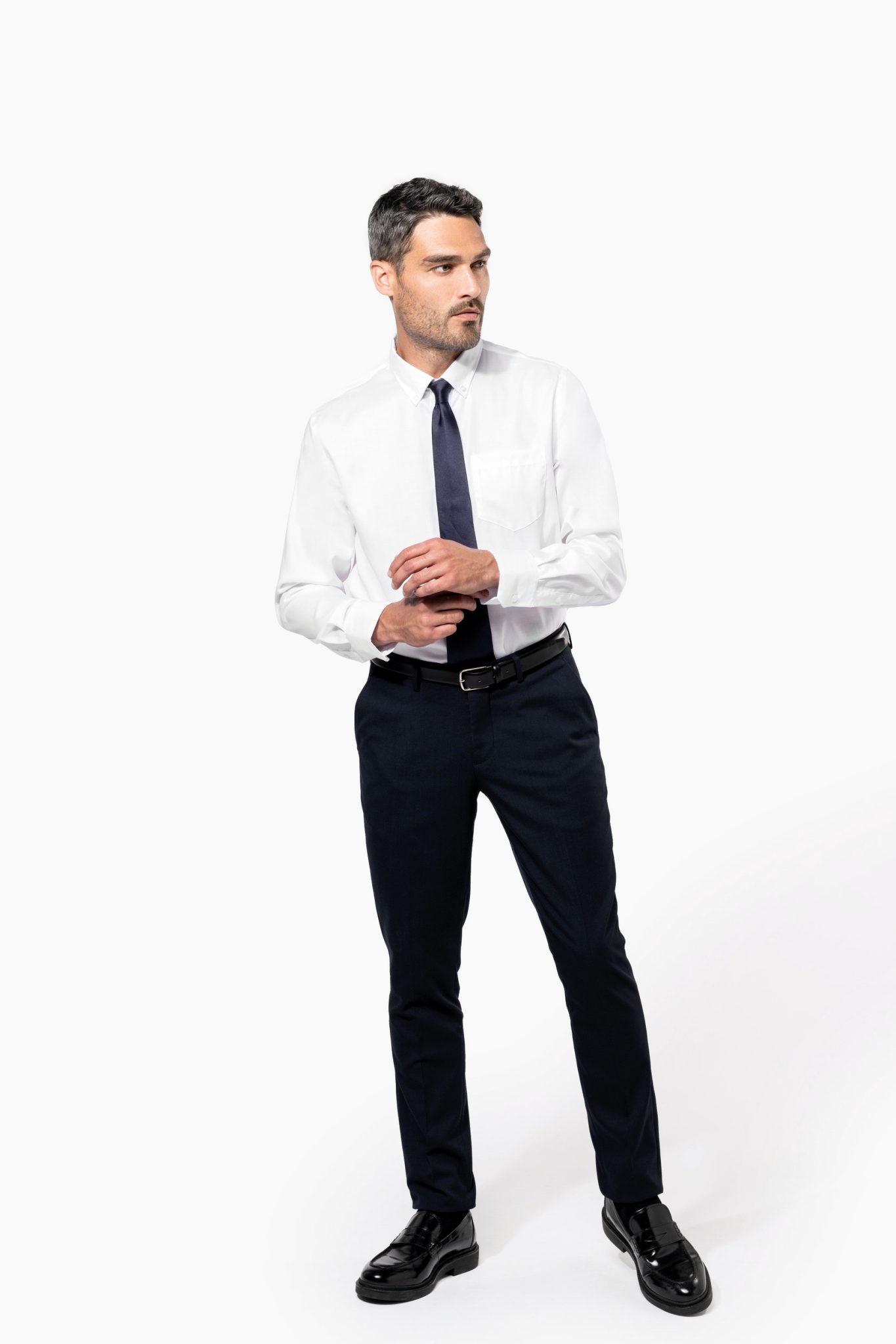 Miniature 5 pour Chemise manches longues sans repassage
