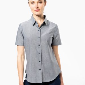 Visuel Chemise Oxford manches courtes femme