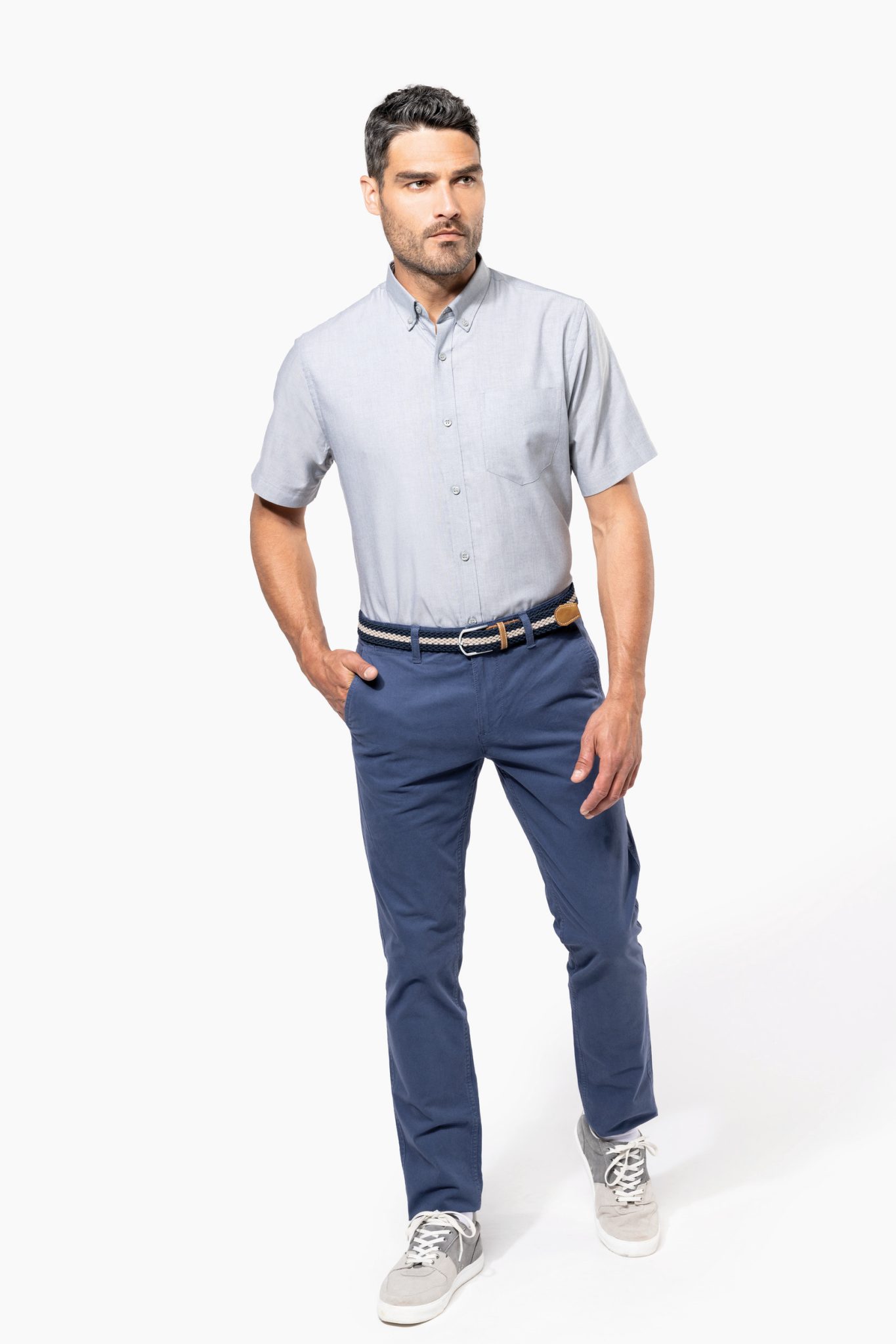 Miniature 4 pour Chemise Oxford manches courtes