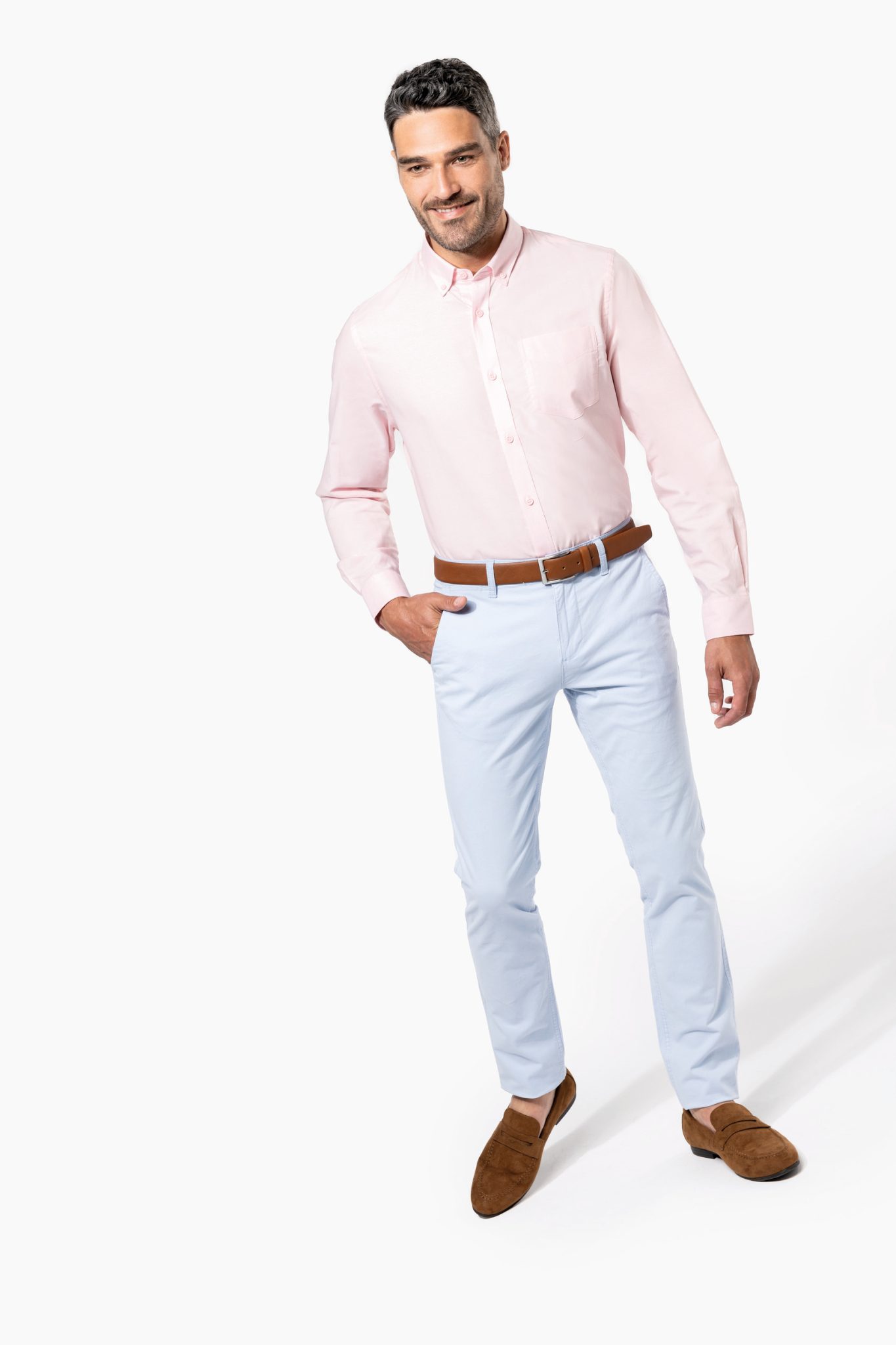 Miniature 5 pour Chemise Oxford manches longues