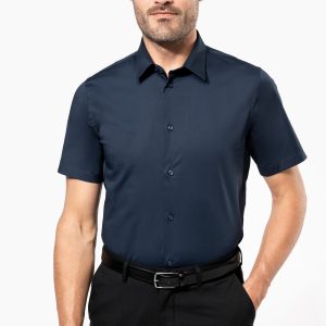 Visuel Chemise coton / élasthanne manches courtes