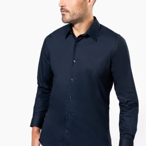 Visuel Chemise popeline manches longues homme