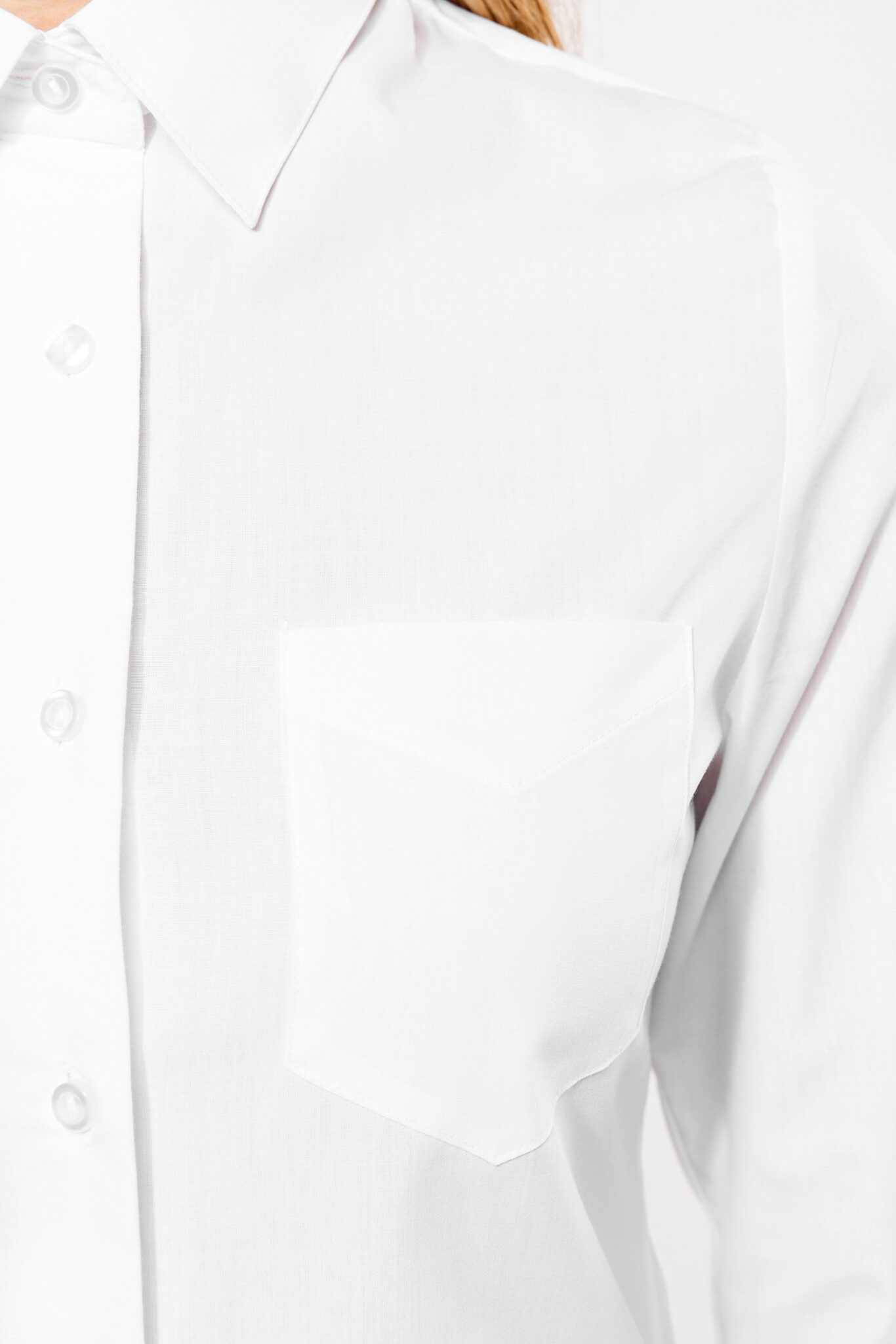 Miniature 7 pour Chemise popeline polycoton manches 3/4 entretien facile femme