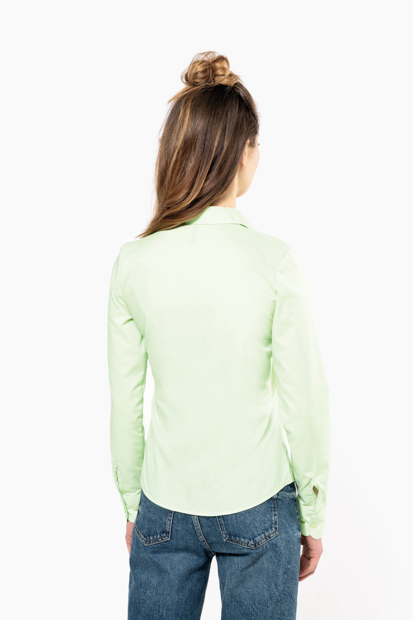 Miniature 2 pour Chemise popeline polycoton entretien facile femme