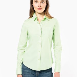 Visuel Chemise popeline polycoton entretien facile femme