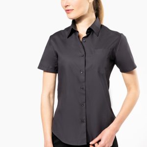 Visuel Chemise popeline manches courtes femme
