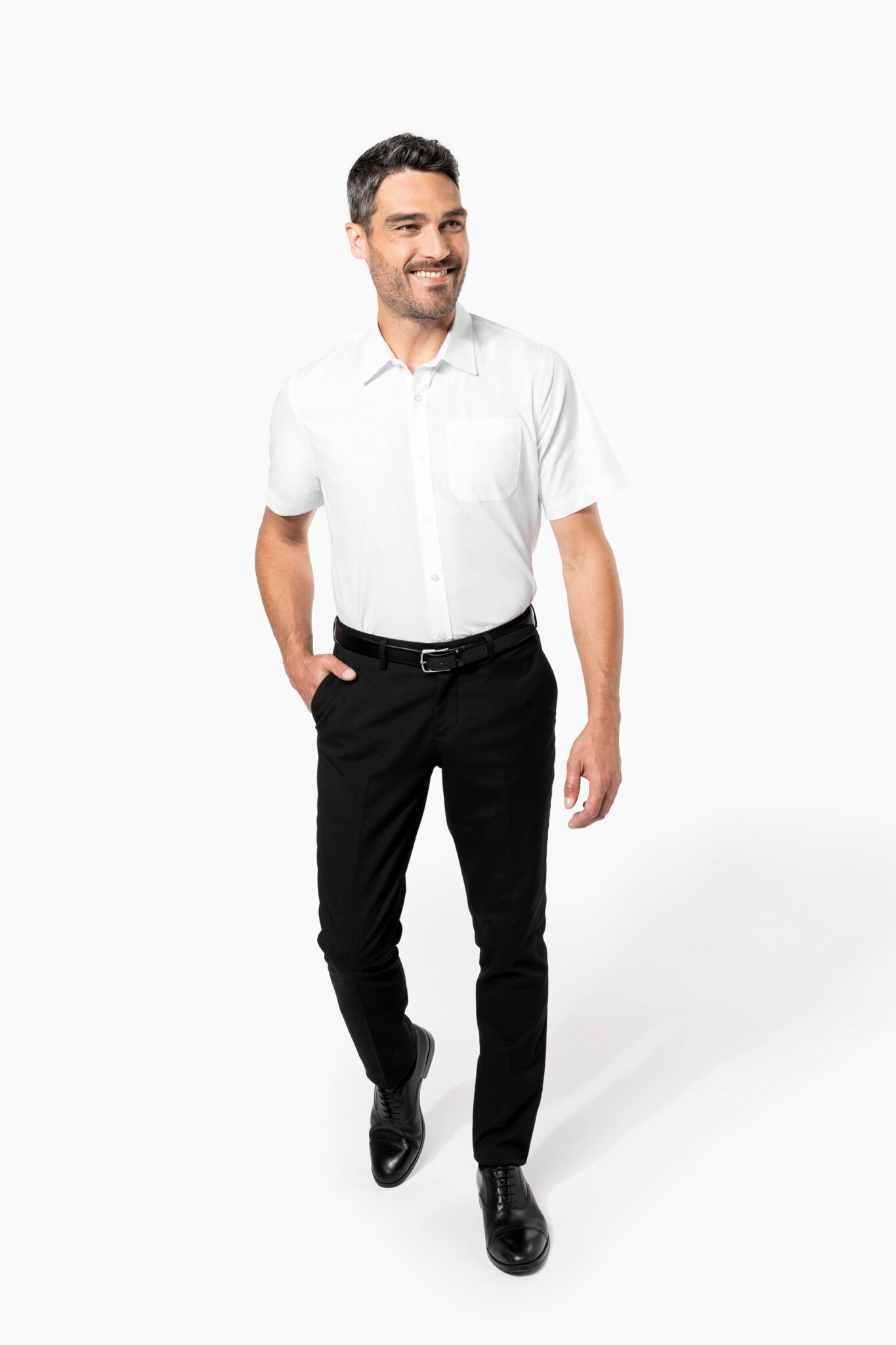 Miniature 5 pour Chemise popeline manches courtes