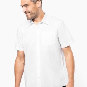 Visuel Chemise popeline manches courtes