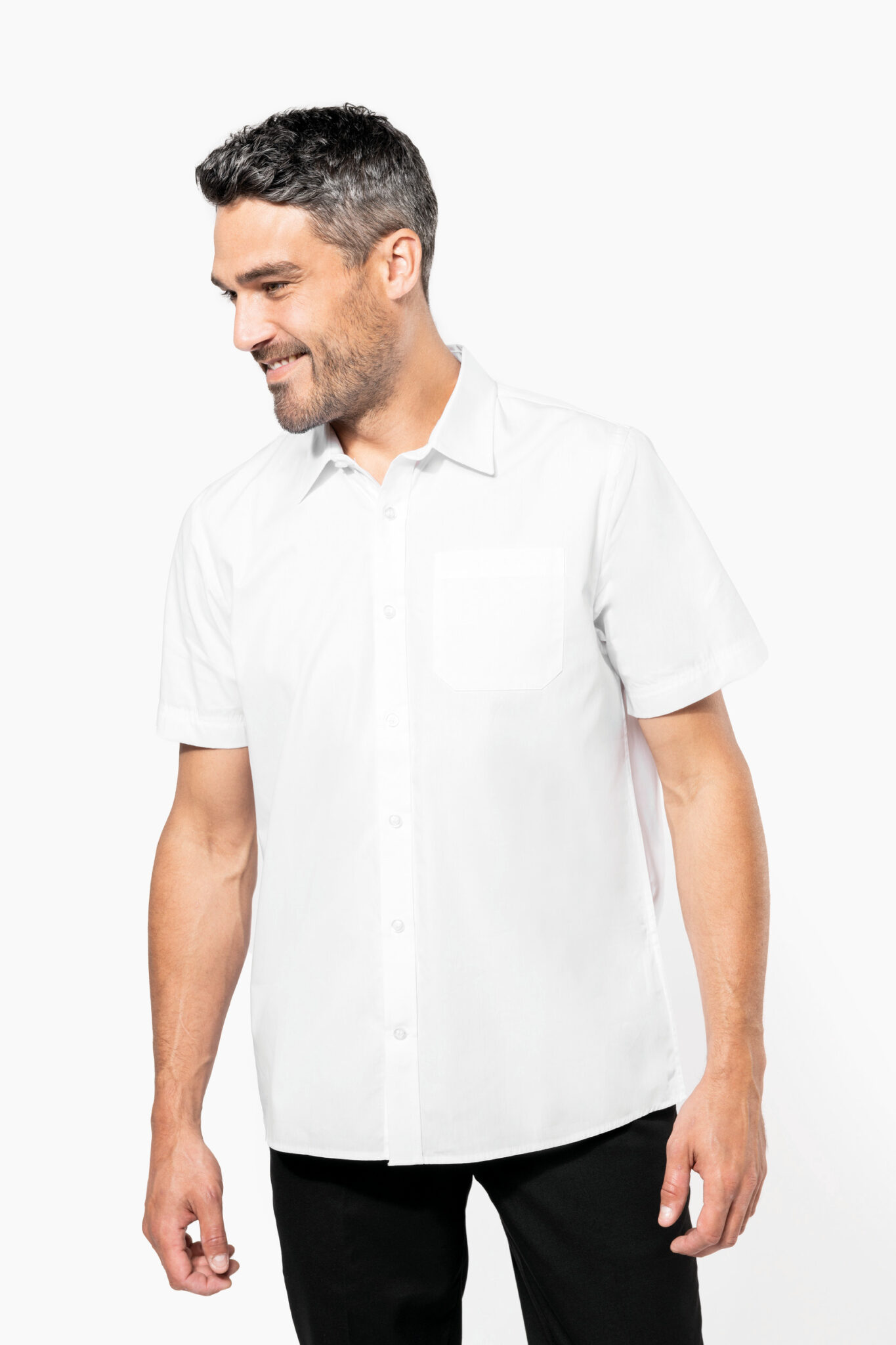 Miniature 1 pour Chemise popeline manches courtes