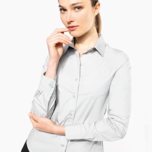 Visuel Chemise popeline manches longues femme