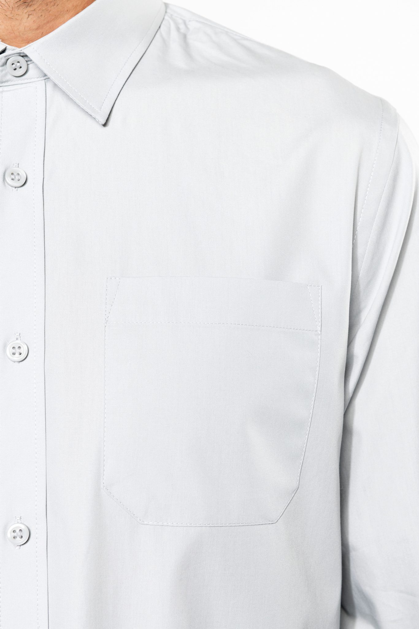 Miniature 9 pour Chemise popeline manches longues