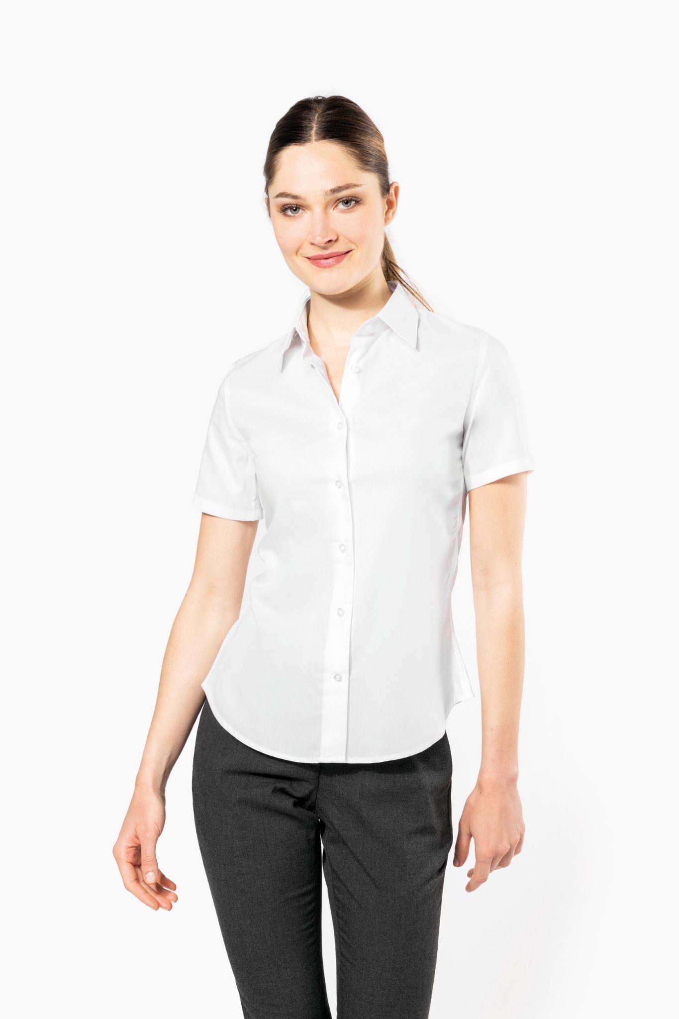 Miniature 1 pour Chemise manches courtes sans repassage femme