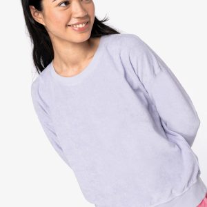 Visuel Sweat-shirt écoresponsable en éponge femme