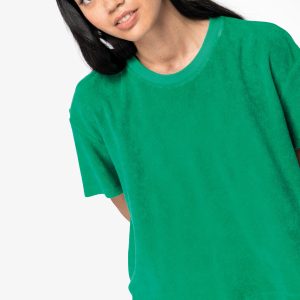Visuel T-shirt écoresponsable en éponge femme